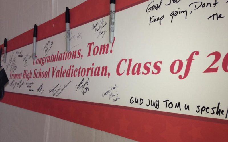 Tom's Grad Banner